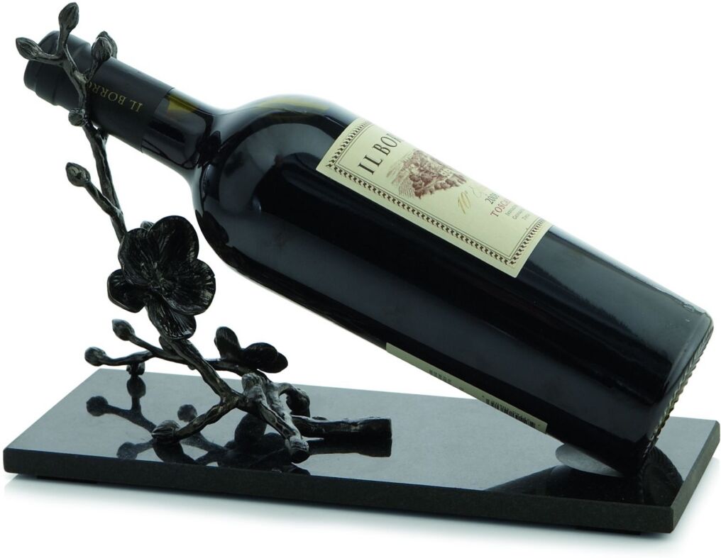 Michael Aram Black Orchid Wine Rest - Silver