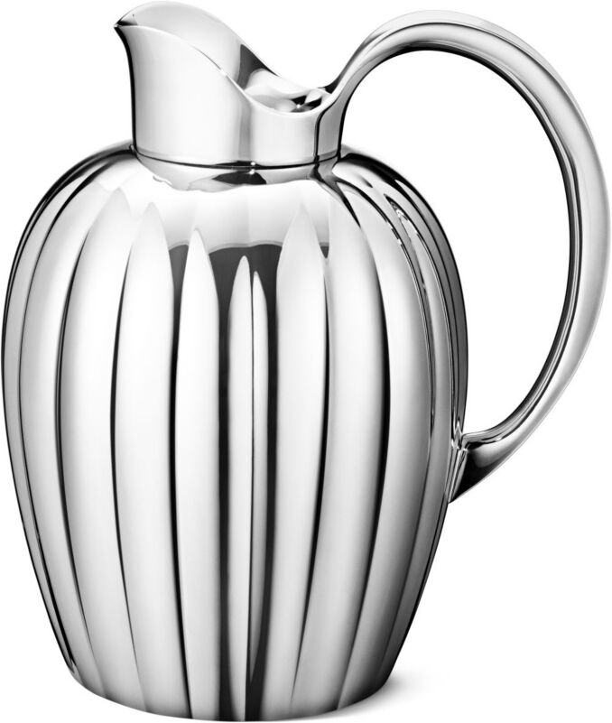 Jensen Georg Jensen Bernadotte Pitcher, 1.6L - Silver-Tone