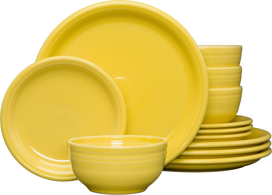 Fiesta 12-Pc Bistro Dinnerware Set, Service for 4 - Sunflower