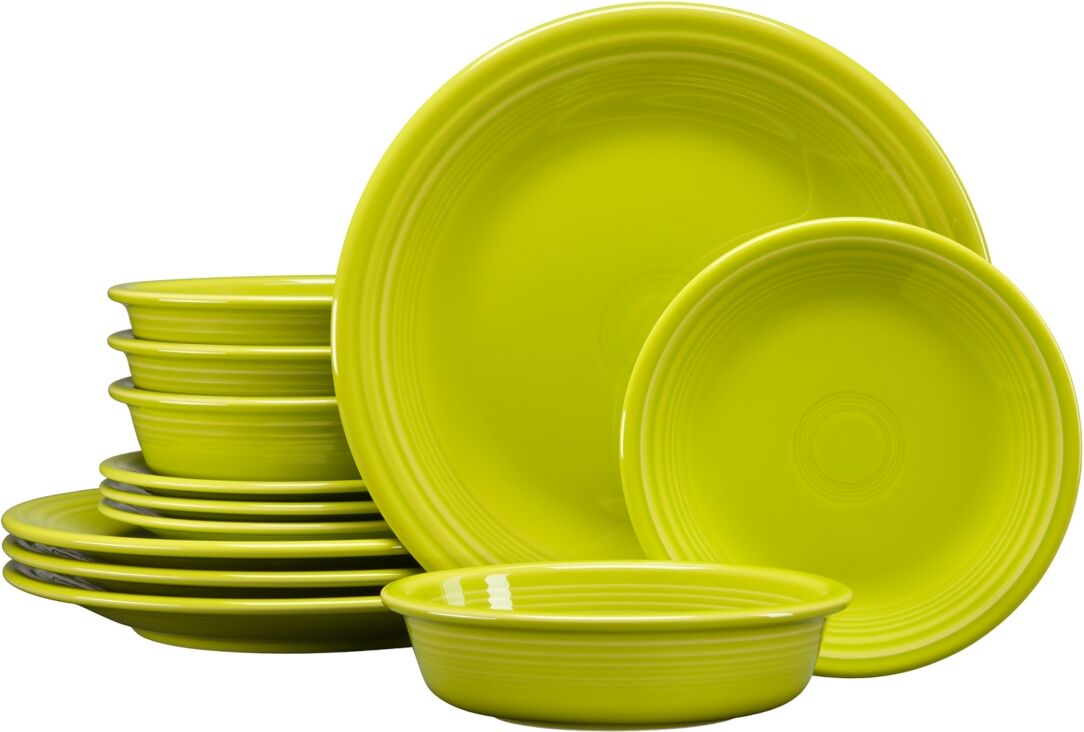 Fiesta 12-pc Classic Dinnerware Set, Service for 4 - Lemongrass