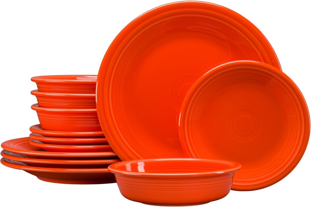 Fiesta 12-pc Classic Dinnerware Set, Service for 4 - Poppy