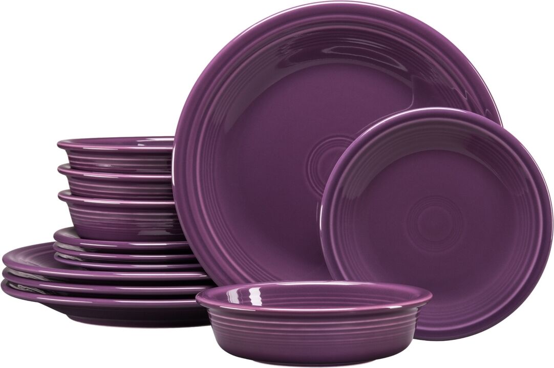 Fiesta 12-pc Classic Dinnerware Set, Service for 4 - Mulberry