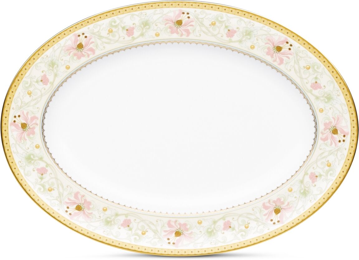 Noritake Dinnerware, Blooming Splendor Oval Platter