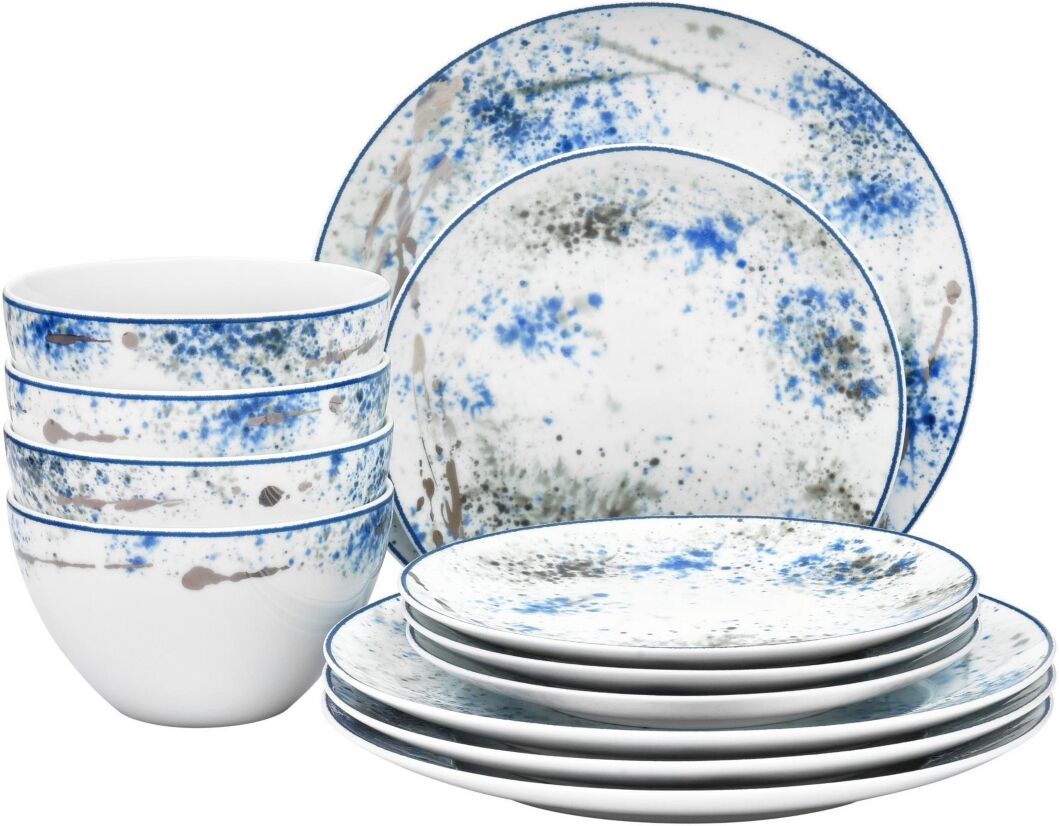 Noritake Blue Nebula 12-pc Dinnerware Set, Service for 4 - Blue Nebula  Pc Set