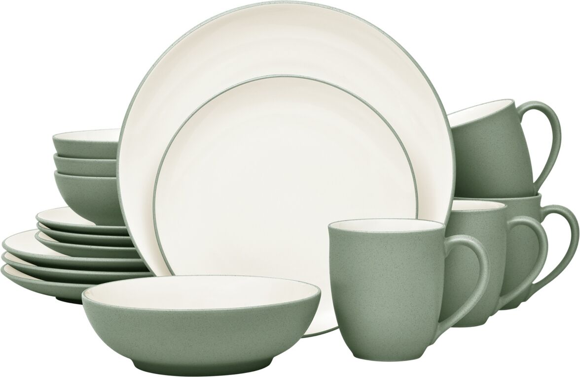 Noritake Colorwave Coupe 16-Pc. Dinnerware Set, Service for 4 - Green