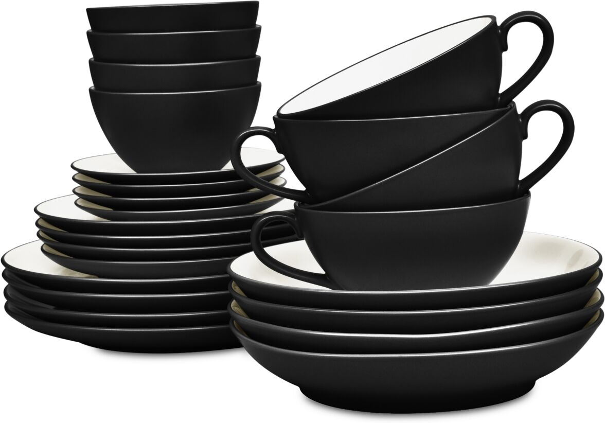 Noritake Colorwave 24-Pc. Dinnerware Set, Service for 4 - Graphite