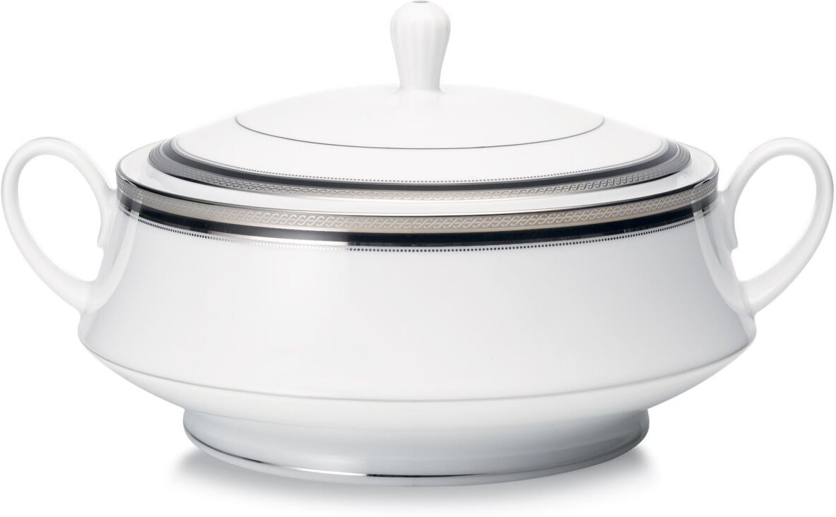 Noritake Dinnerware, Austin Platinum Covered Casserole