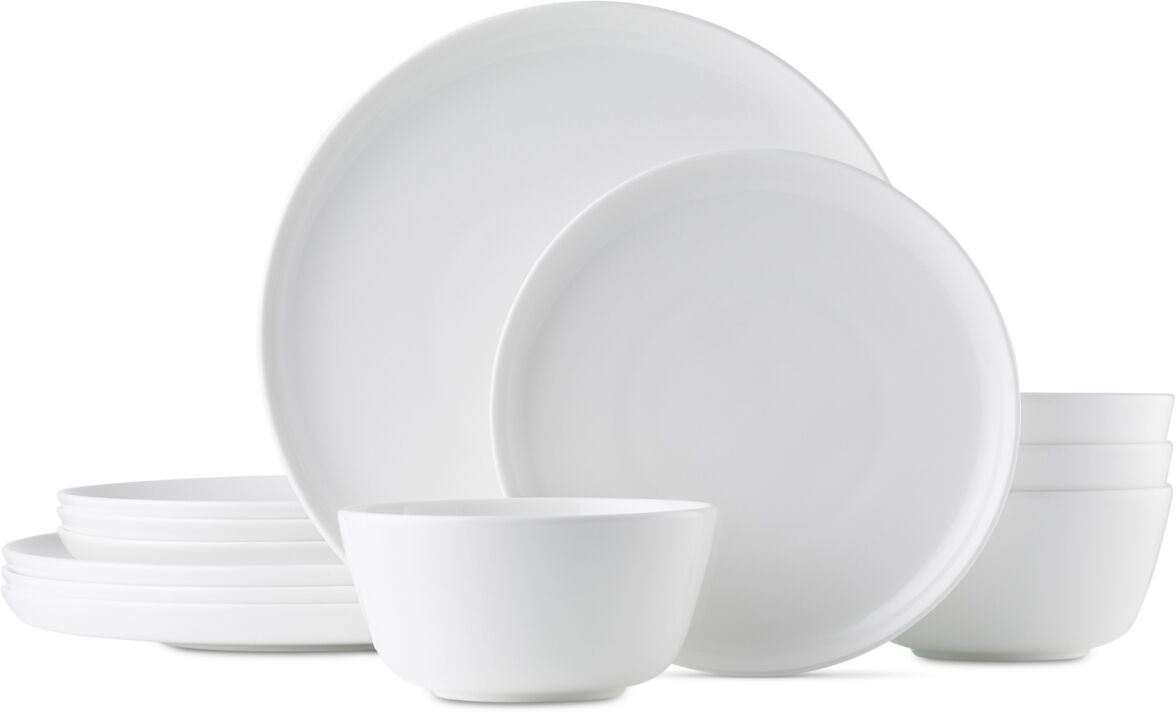 Noritake Marc Newson 12-Pc. Dinnerware Set, Service for 4 - White