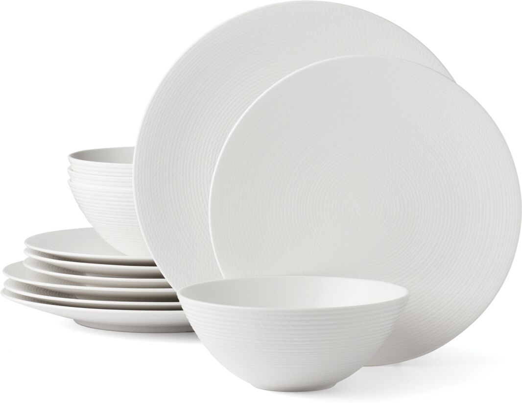 Lenox Lx Collective Dinnerware 12-Piece Set, Service for 4 - White