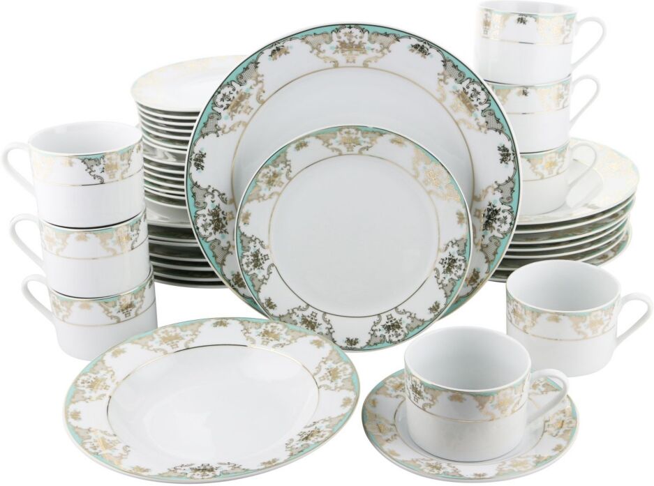 Three Star 40 Piece Dinnerware Set - Multi