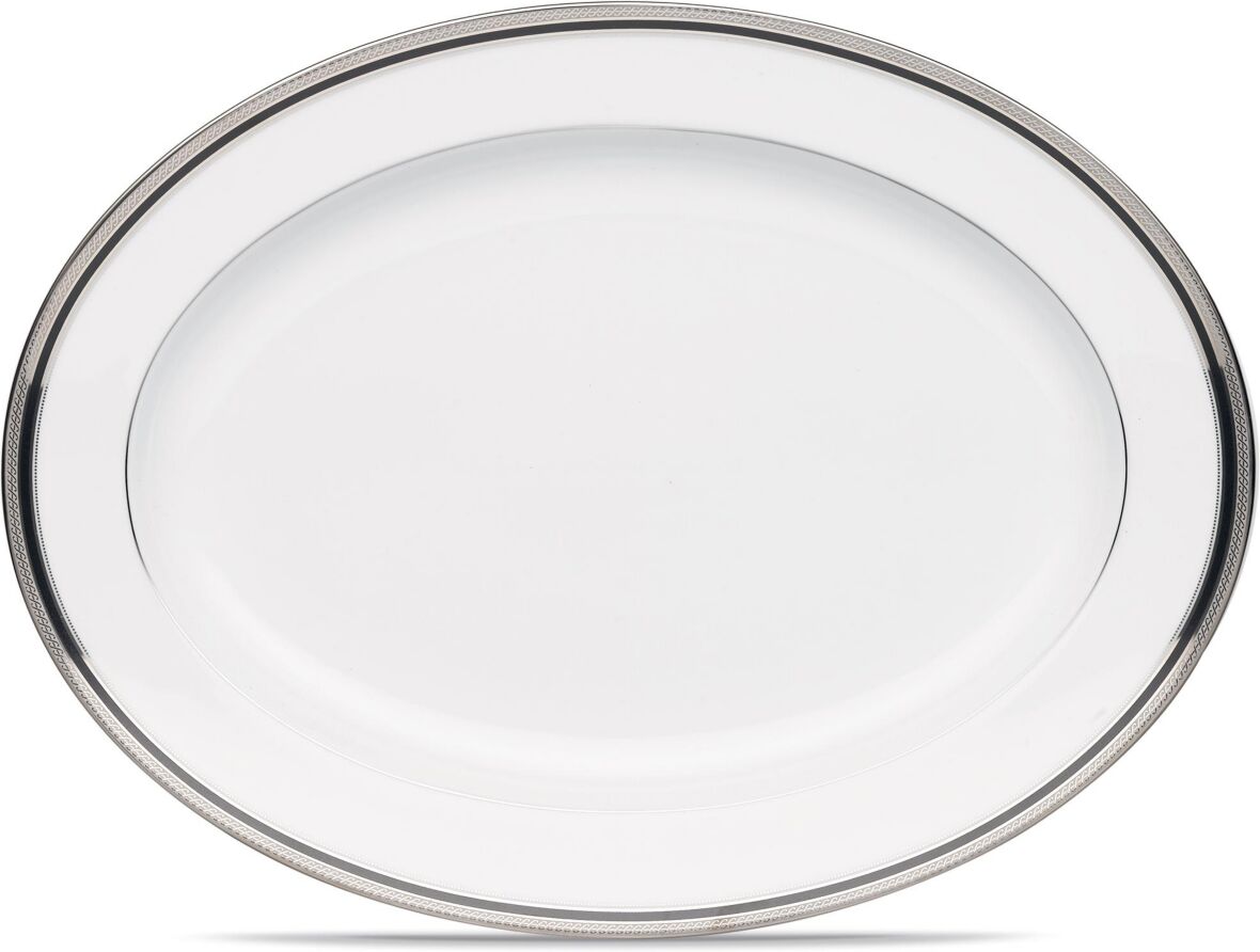 Noritake Dinnerware, Austin Platinum Large Oval Platter