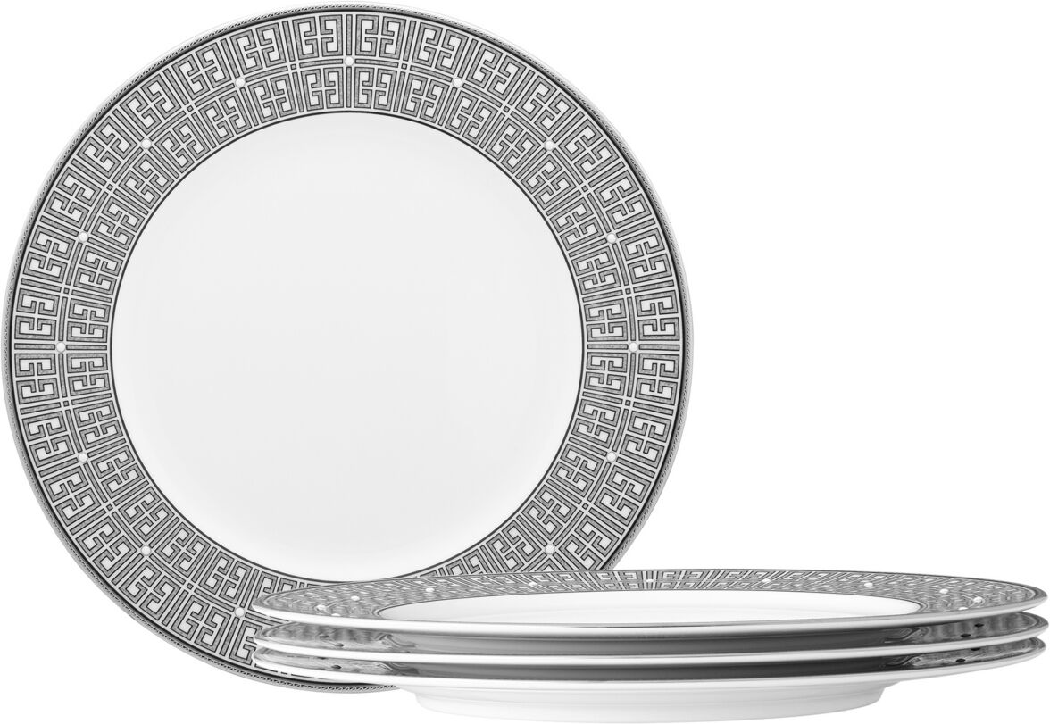 Noritake Infinity 4 Piece Dinner Plate Set, Service for 4 - Graphite