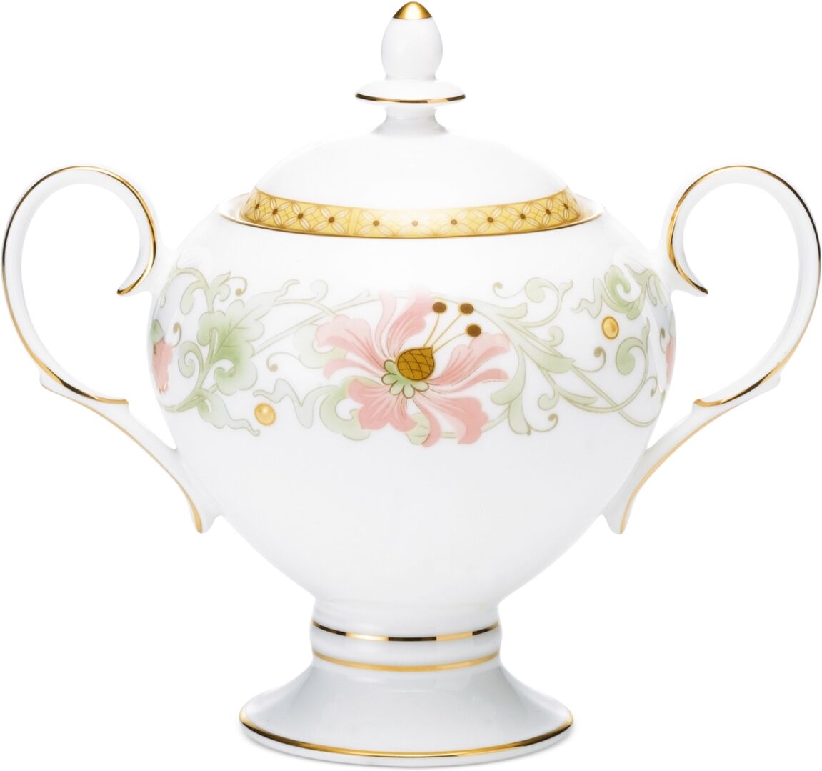 Noritake Dinnerware, Blooming Splendor Covered Sugar Bowl