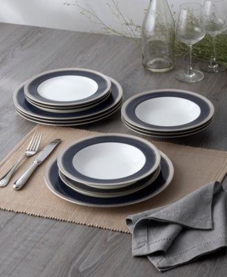 Noritake Odessa Cobalt Platinum Dinnerware Collection