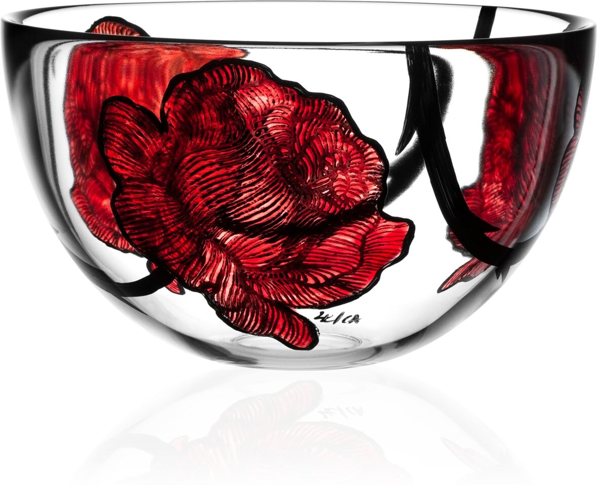 Kosta Boda Tattoo Large Glass Bowl