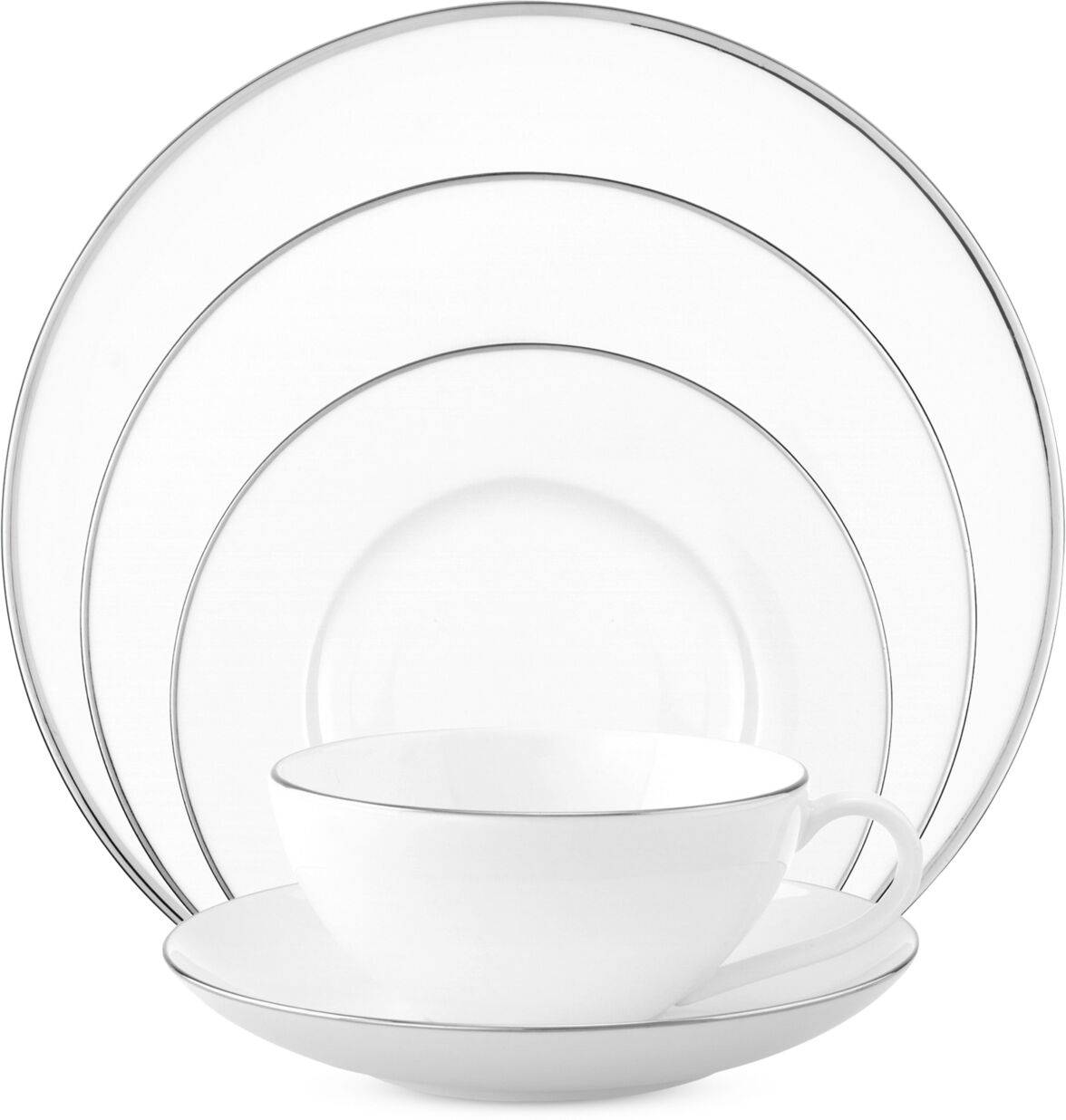 Villeroy & Boch Dinnerware, Anmut Platinum 5 Piece Place Setting