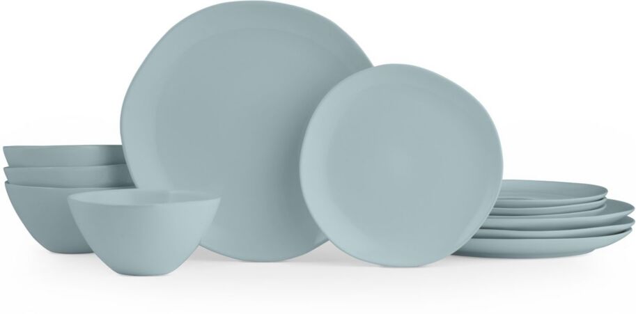 Portmeirion Sophie Conran Arbor 12 Piece Dinnerware Set, Service for 4 - Robins Egg