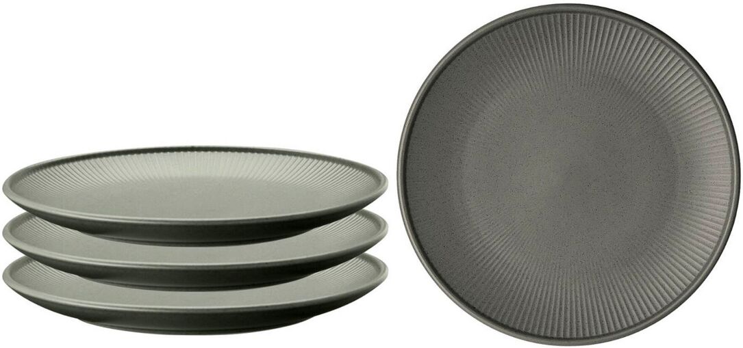 Rosenthal Clay Set of 4 Dinner Plates, Service for 4 - Gray