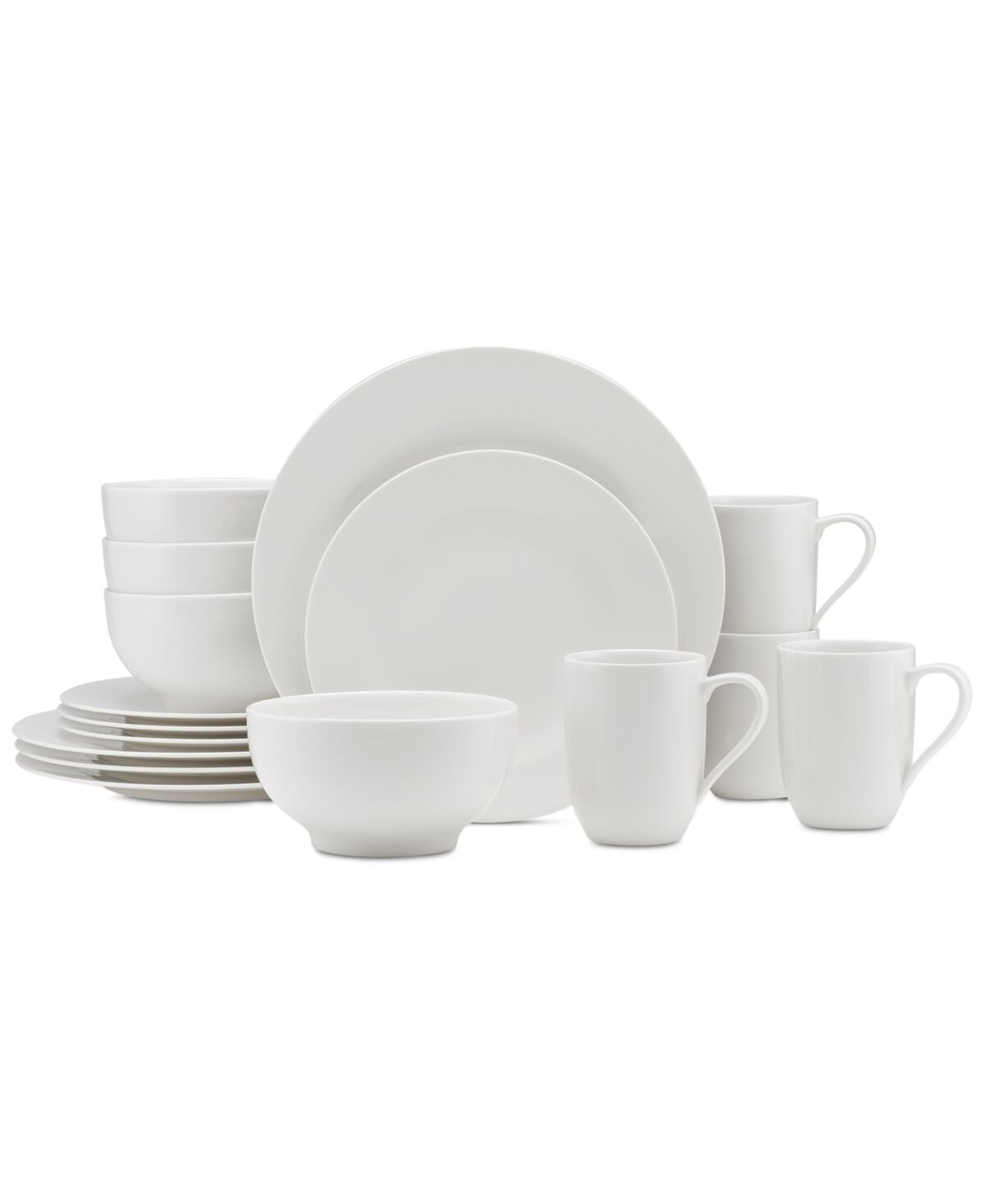 Villeroy & Boch Dinnerware For Me Collection Porcelain 16 Dinnerware Set, Service for 4 - White