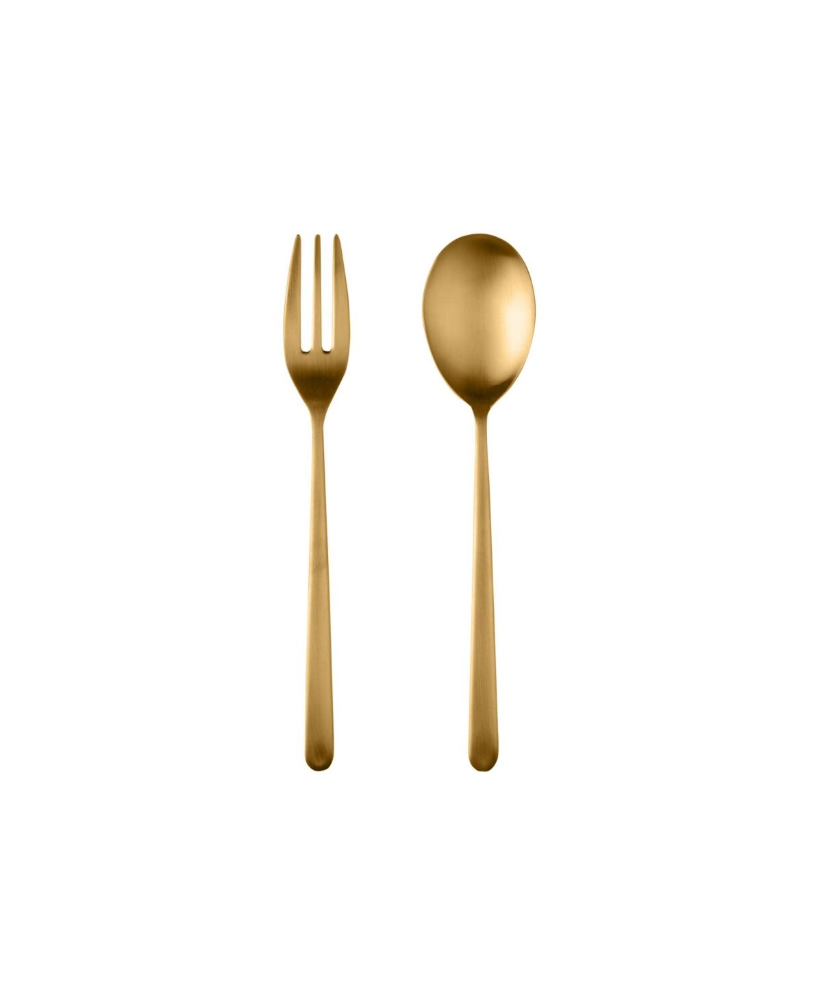 Mepra Linea Ice Oro Serving Set, 2 Piece - Gold-Tone