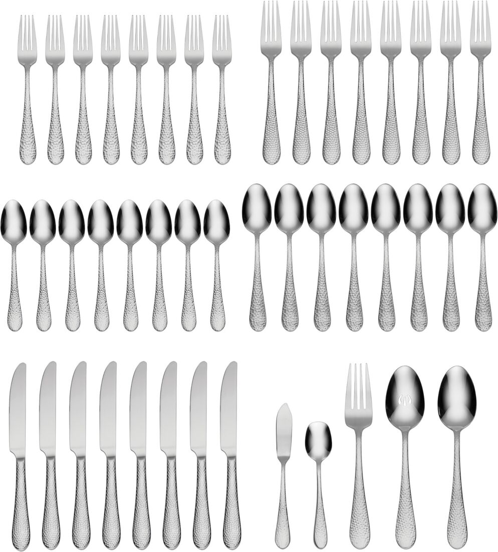 Oneida Tibet 45-pc Flatware Set, Service for 8 - Silver