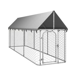 Outdoor Dog Kennel with Roof