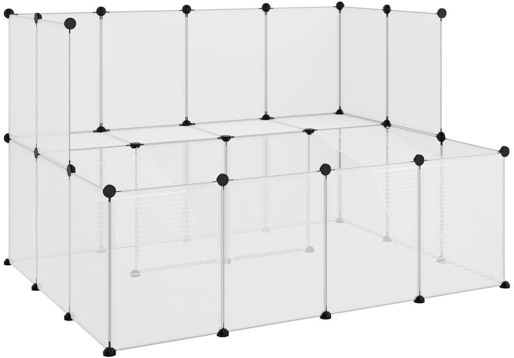 Vidaxl Small Animal Cage Transparent 56.3