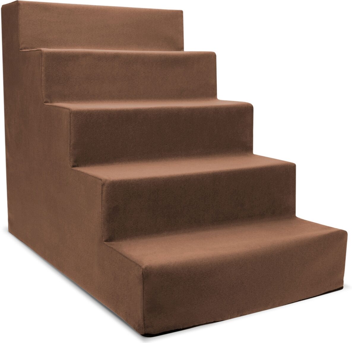 Precious Tails High Density Foam 5 Steps Pet Stairs - Brown