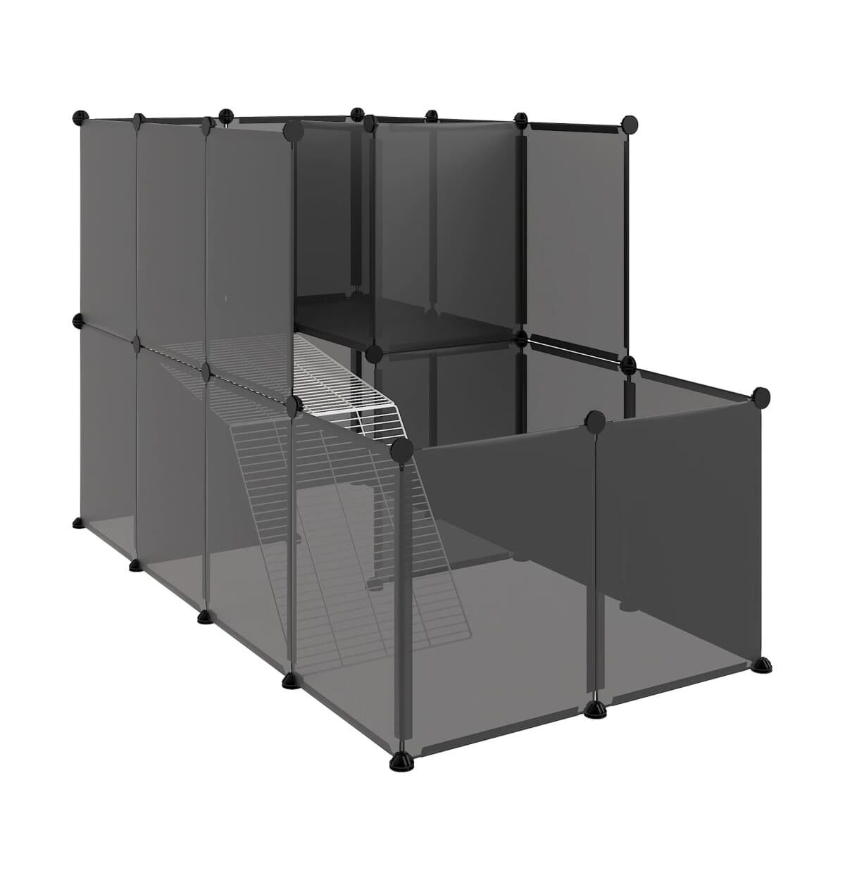 Vidaxl Small Animal Cage Black 55.9