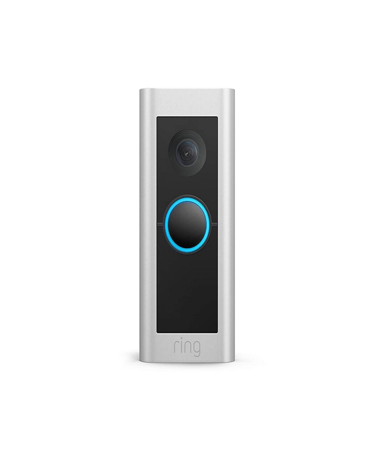 ring Wired Doorbell Pro 2 in Satin Nickel - Silver
