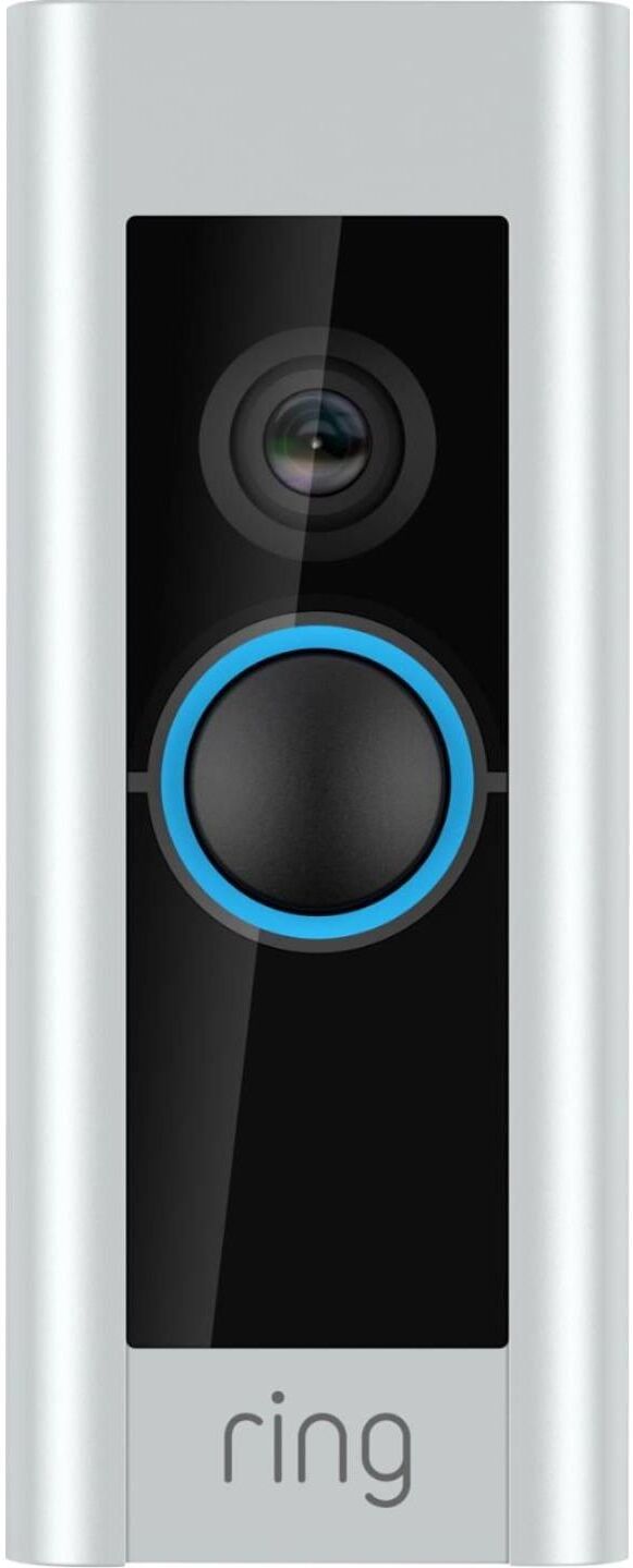 ring Wired Doorbell Pro Satin Nickel - Silver