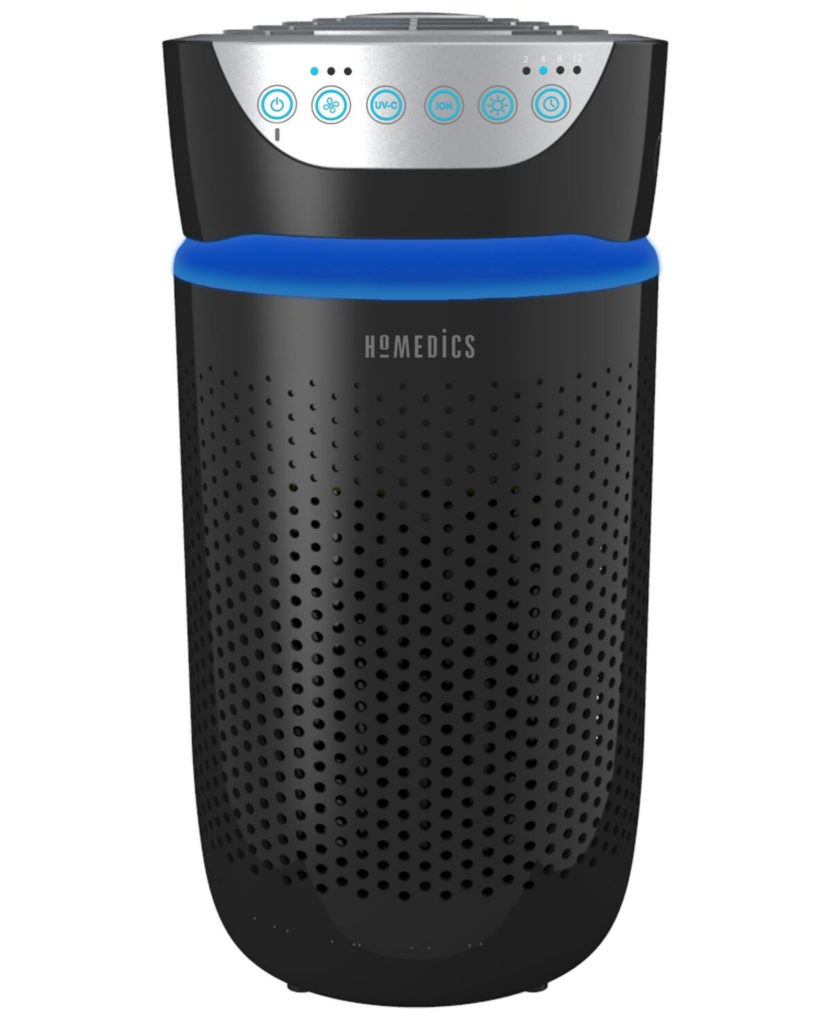 Homedics TotalClean 5-in-1 Tower Air Purifier with Uv-c Light - Black