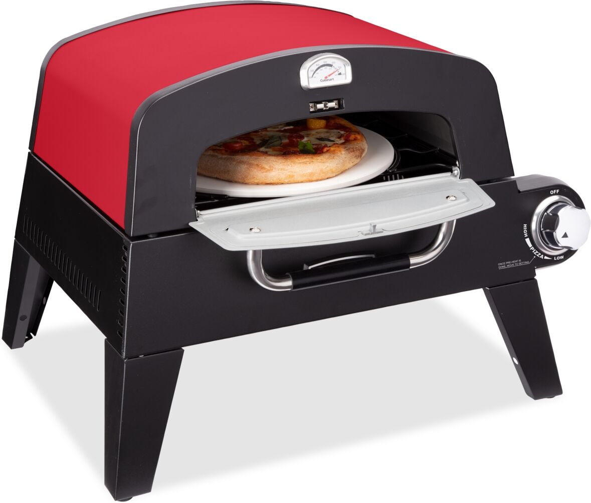 Cuisinart Double-Wall Portable Propane Outdoor Pizza Oven - Red