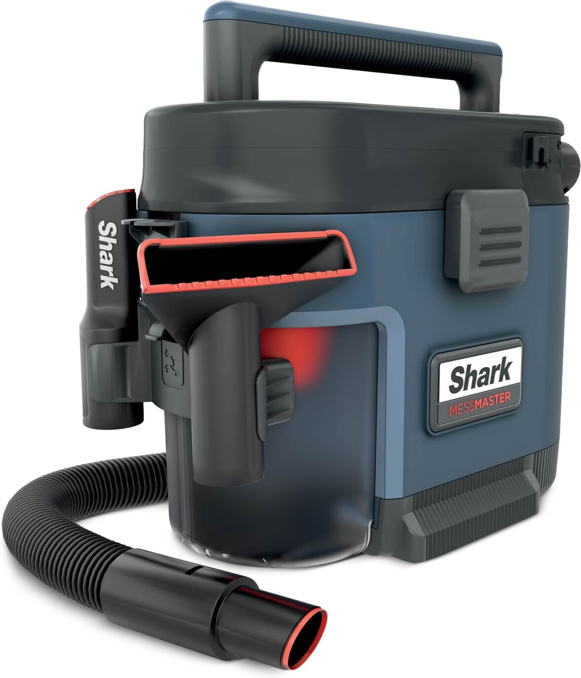 Shark MessMaster Portable Wet Dry Vacuum, 1 Gallon Capacity VS101 - Burnt Ashes