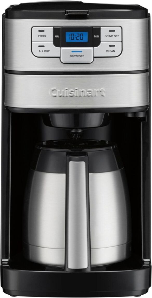 Cuisinart Grind and Brew 10 Cup Thermal Coffee Maker - Black/Silver