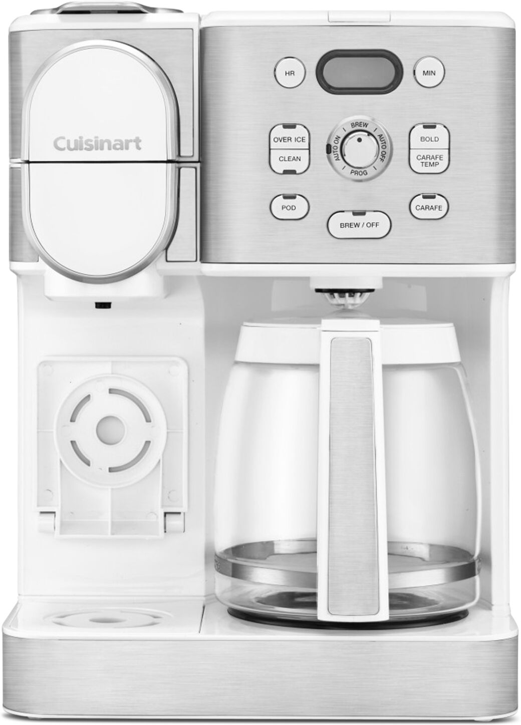 Cuisinart Ss-16 Coffee Center 2-in-1 12-Cup Drip Coffeemaker - White