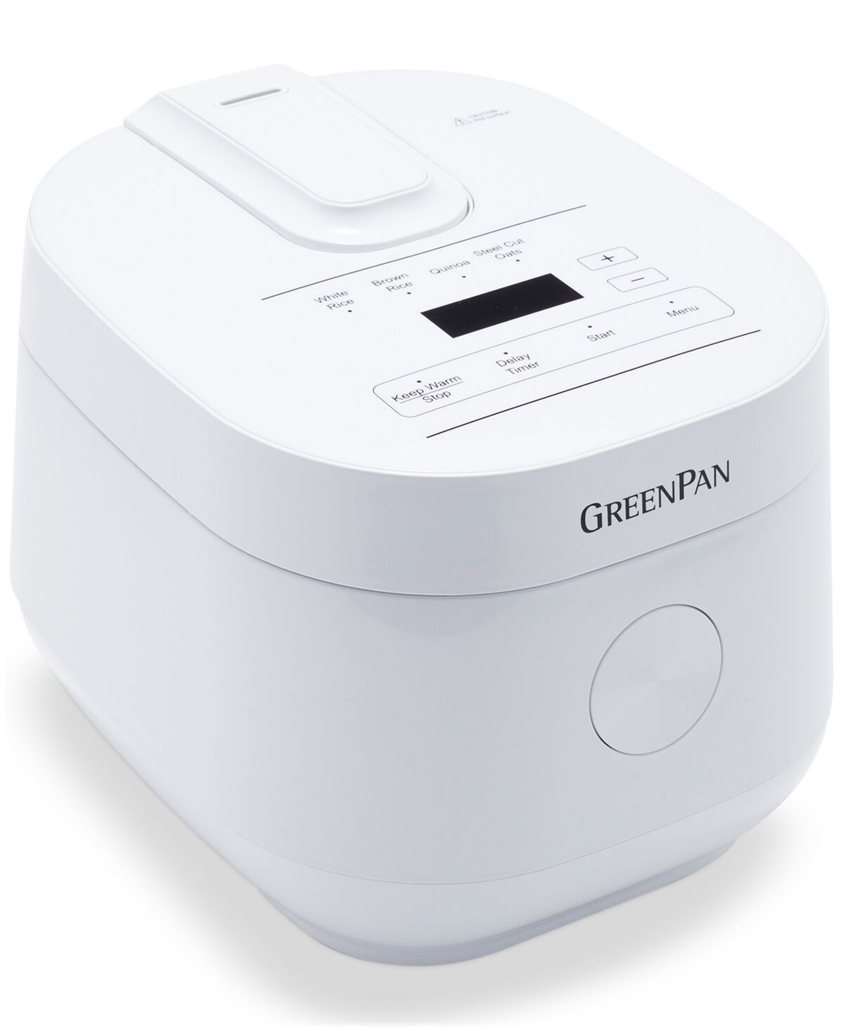 GreenPan 8-Cup Ceramic Nonstick Electric Rice Cooker - White