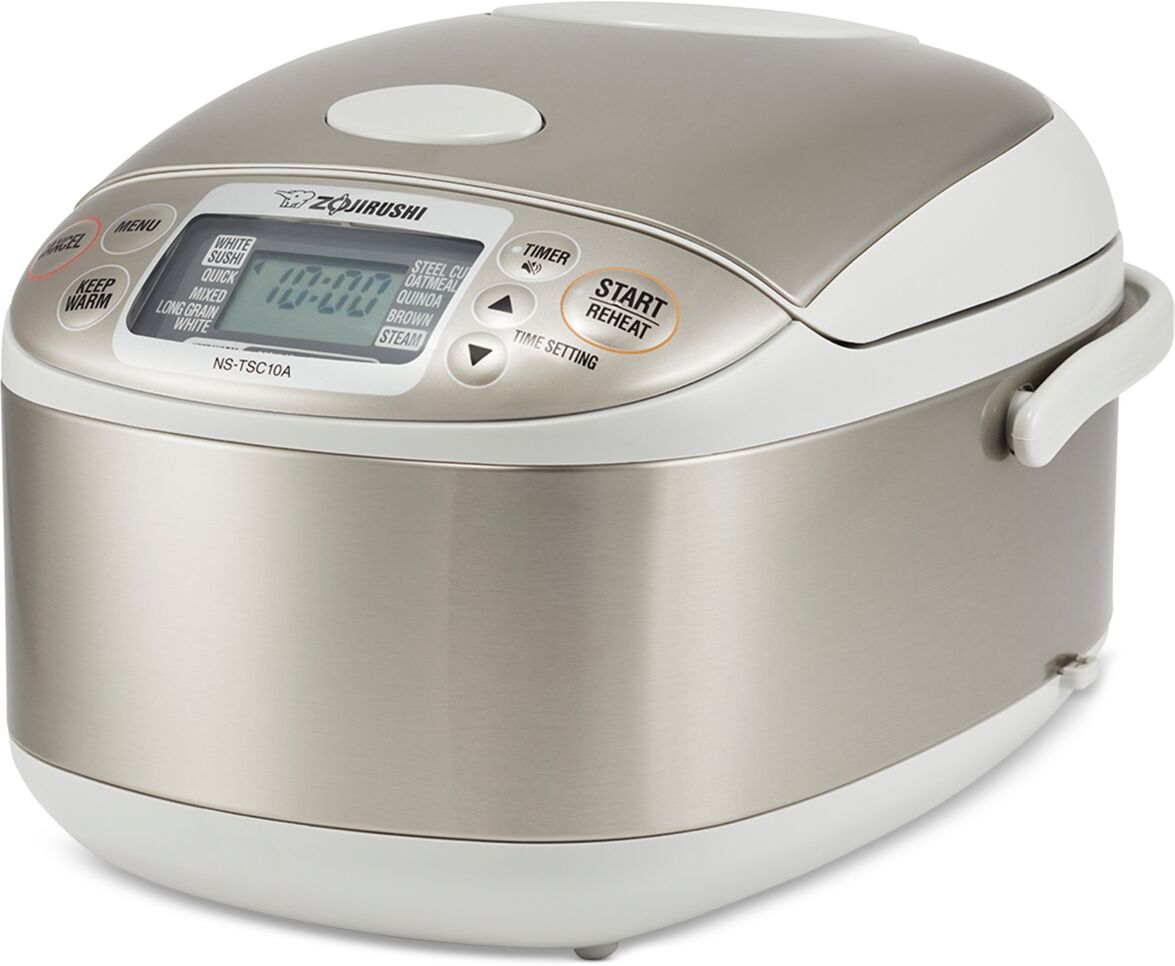 Zojirushi Micom 5.5-Cup Electric Rice Cooker and Warmer - Silver  Gray