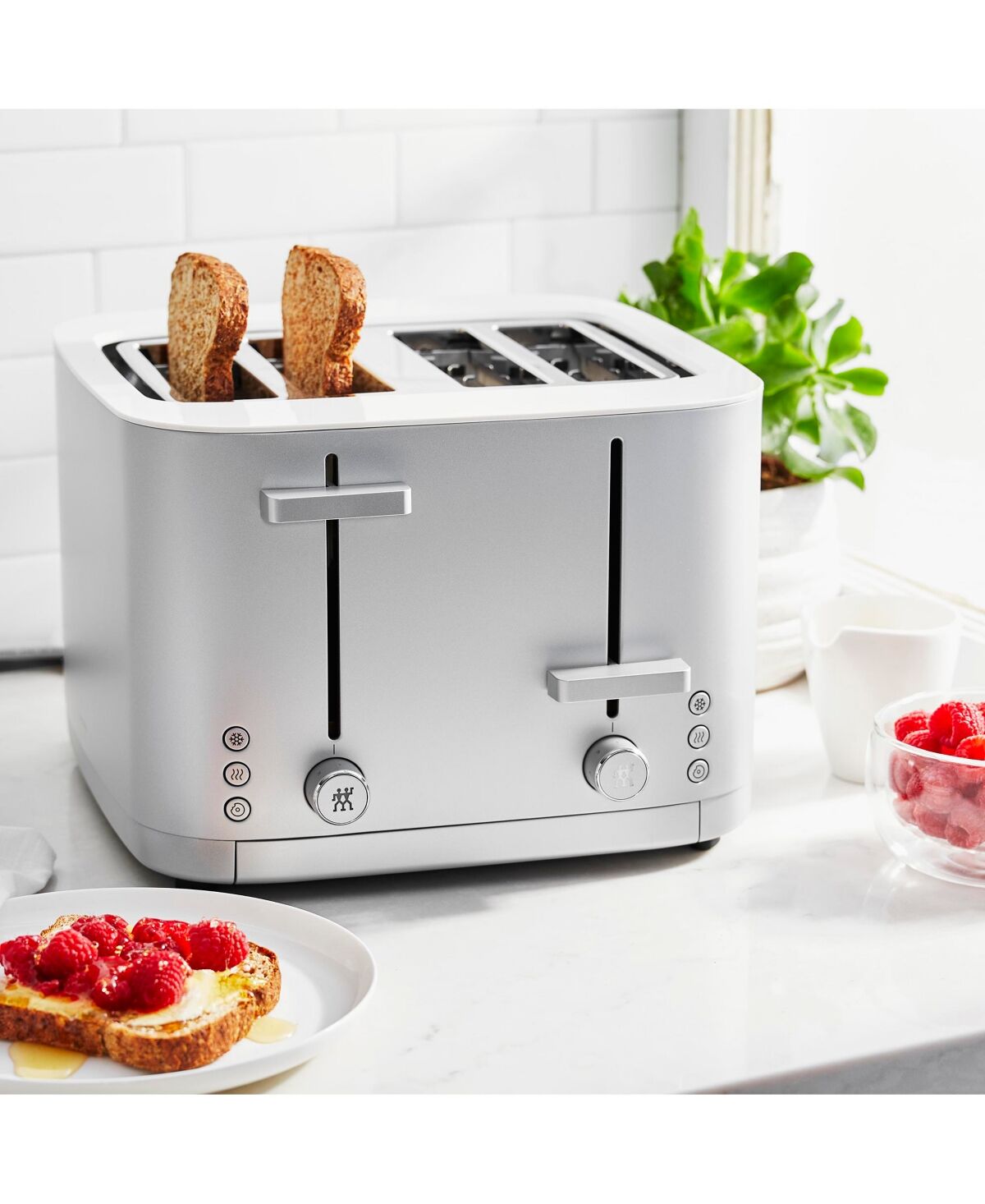 Zwilling Enfinigy 4-Slot Toaster - Silver