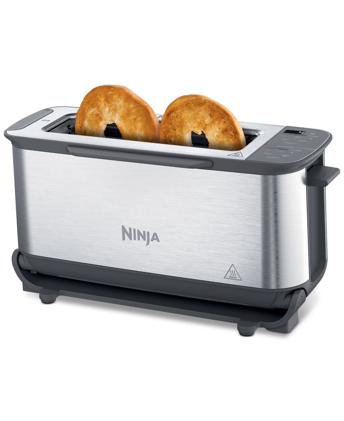 Ninja ST101 Foodi 2-in-1 Flip Toaster & Toaster Oven, 1500 Watts - Stainless