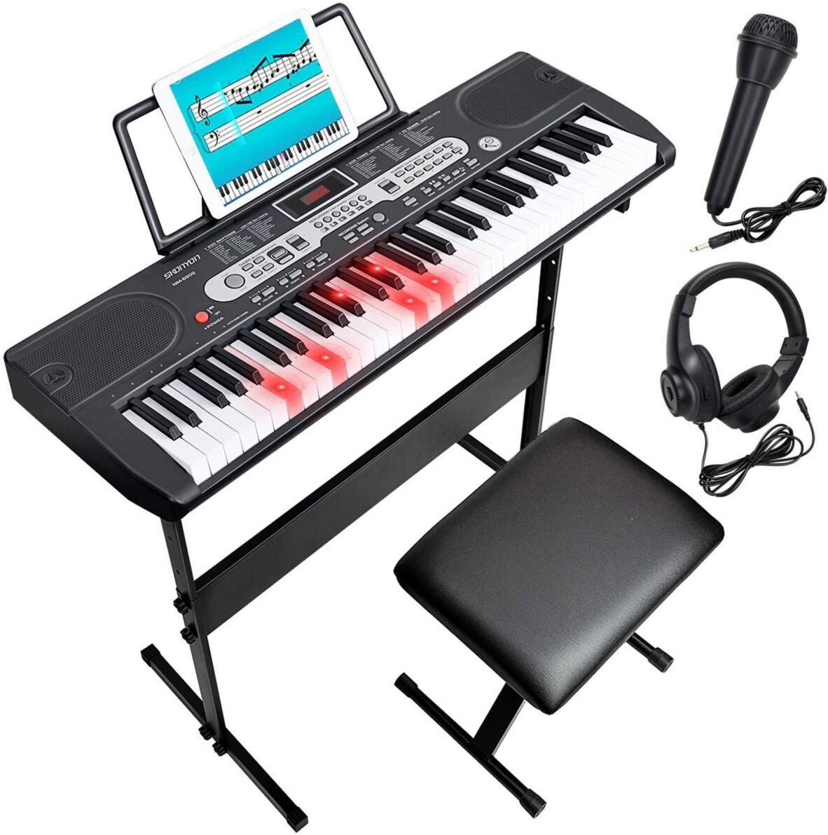 Sugift 61 Keys Electric Piano Keyboard Kit - Assorted Pre-Pack