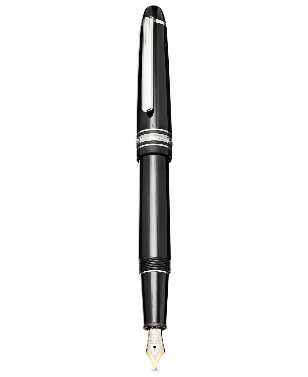 Montblanc Black Meisterstuck Platinum Line Classique Fountain Pen 106522