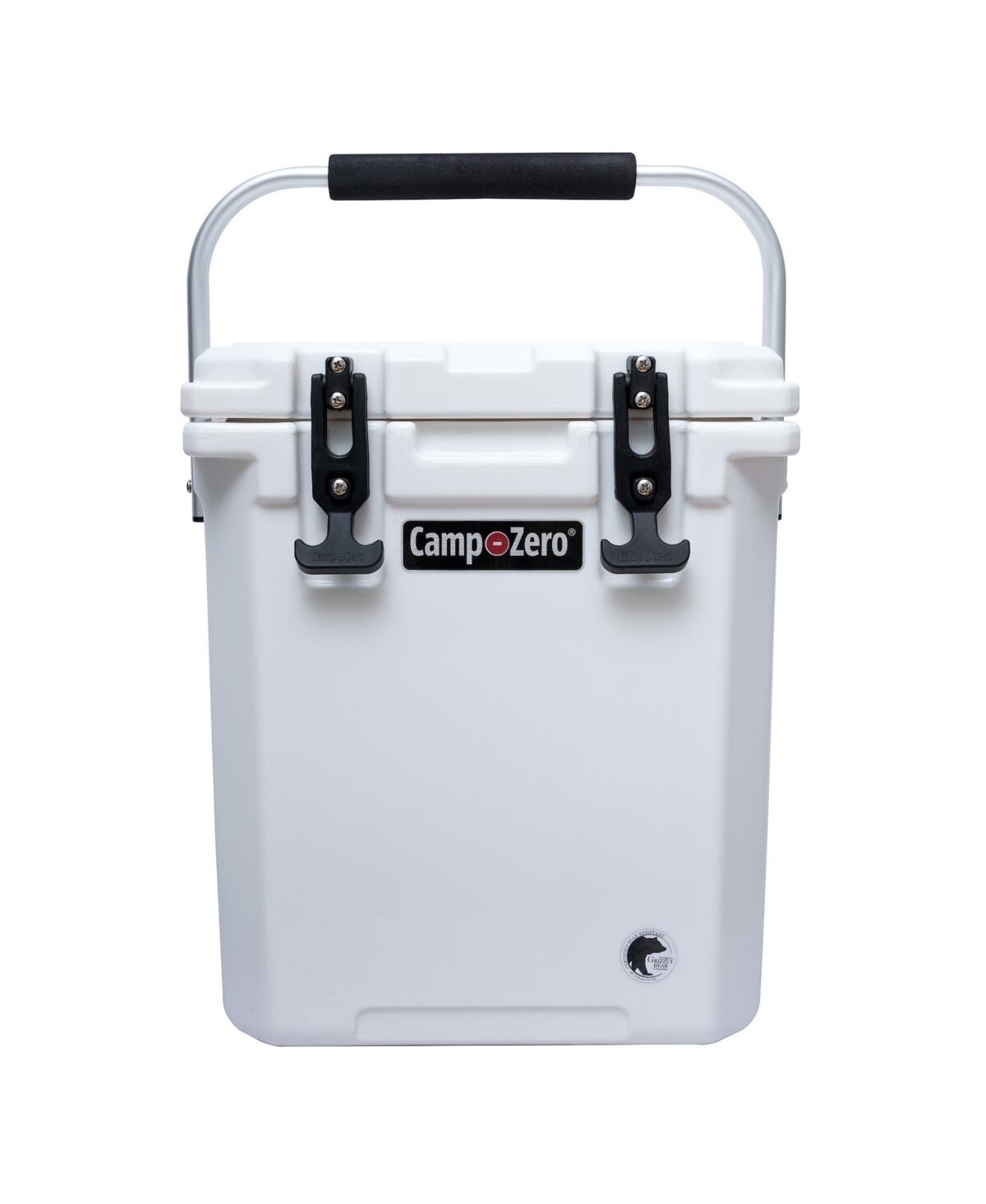 Camp-zero 16 Tall   16.9 Qt. Premium Cooler with 2 Molded-In Cup Holders and Folding Aluminum Comfort Grip Handle   Sky Blue - White