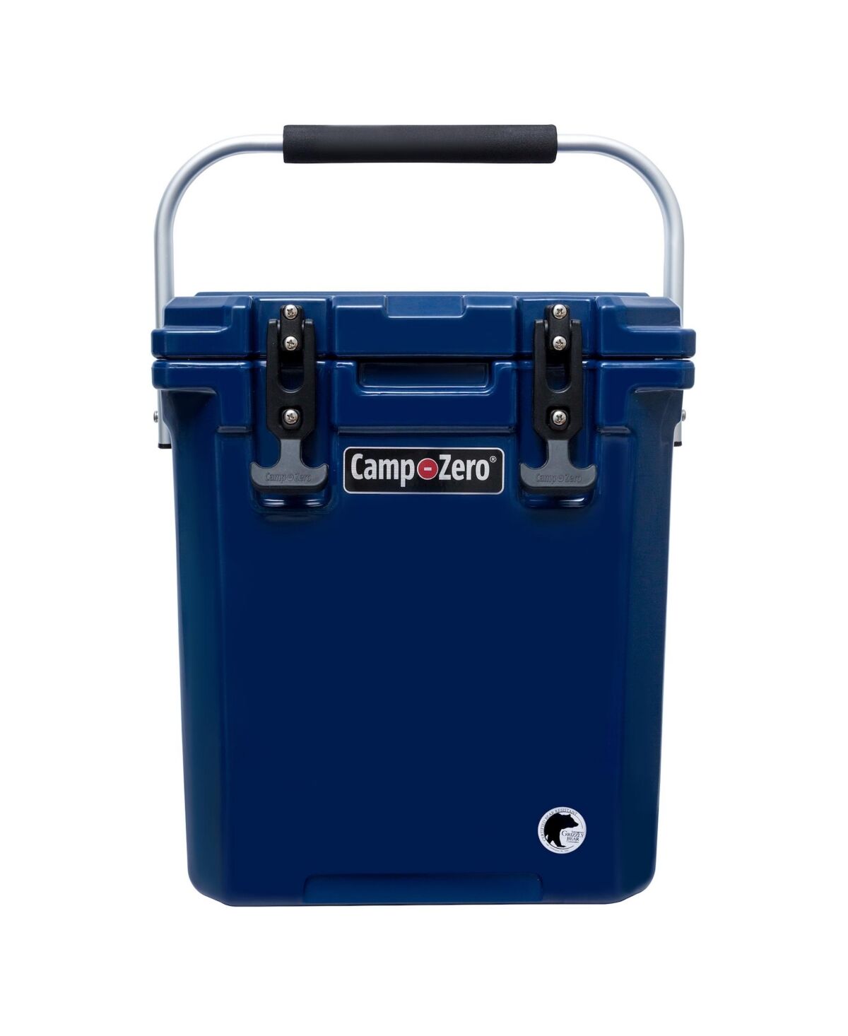 Camp-zero 16 Tall   16.9 Qt. Premium Cooler with 2 Molded-In Cup Holders and Folding Aluminum Comfort Grip Handle   Sky Blue - Navy