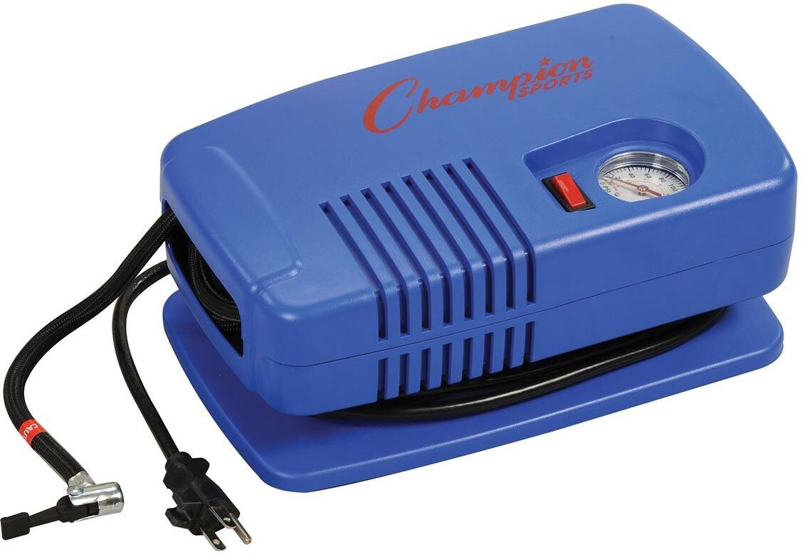 Champion Sports Deluxe Equipment Inflating Pump - Blue