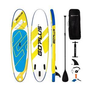 Costway 10ft Inflatable Stand Up Paddle Board 6'' Thick - Yellow