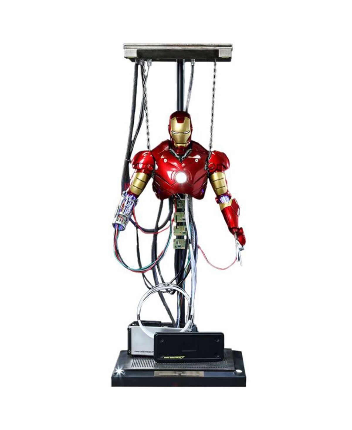 Sideshow Hot Toys Marvel Iron Man Mark Iii Construction Version Figure - Open Miscellaneous