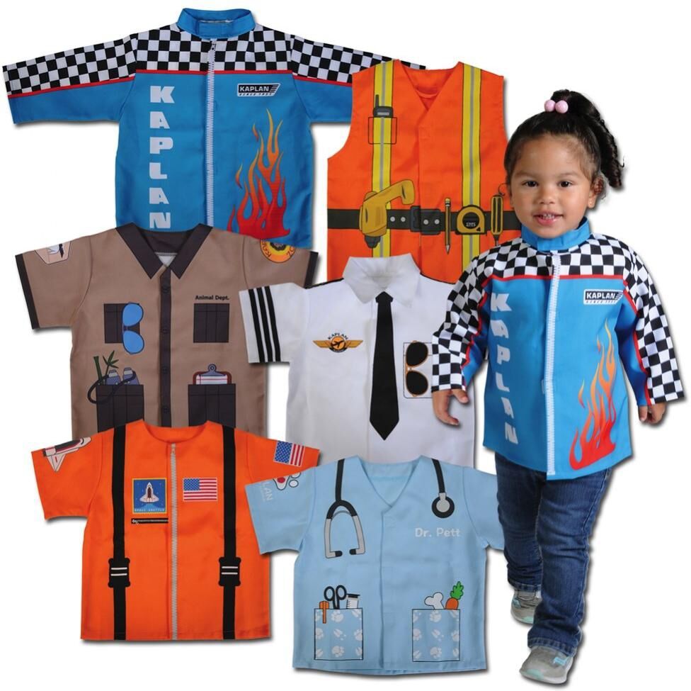 Kaplan Early Learning When I Grow Up Career Toddler Clothes - Set of 6 - Assorted pre-pack