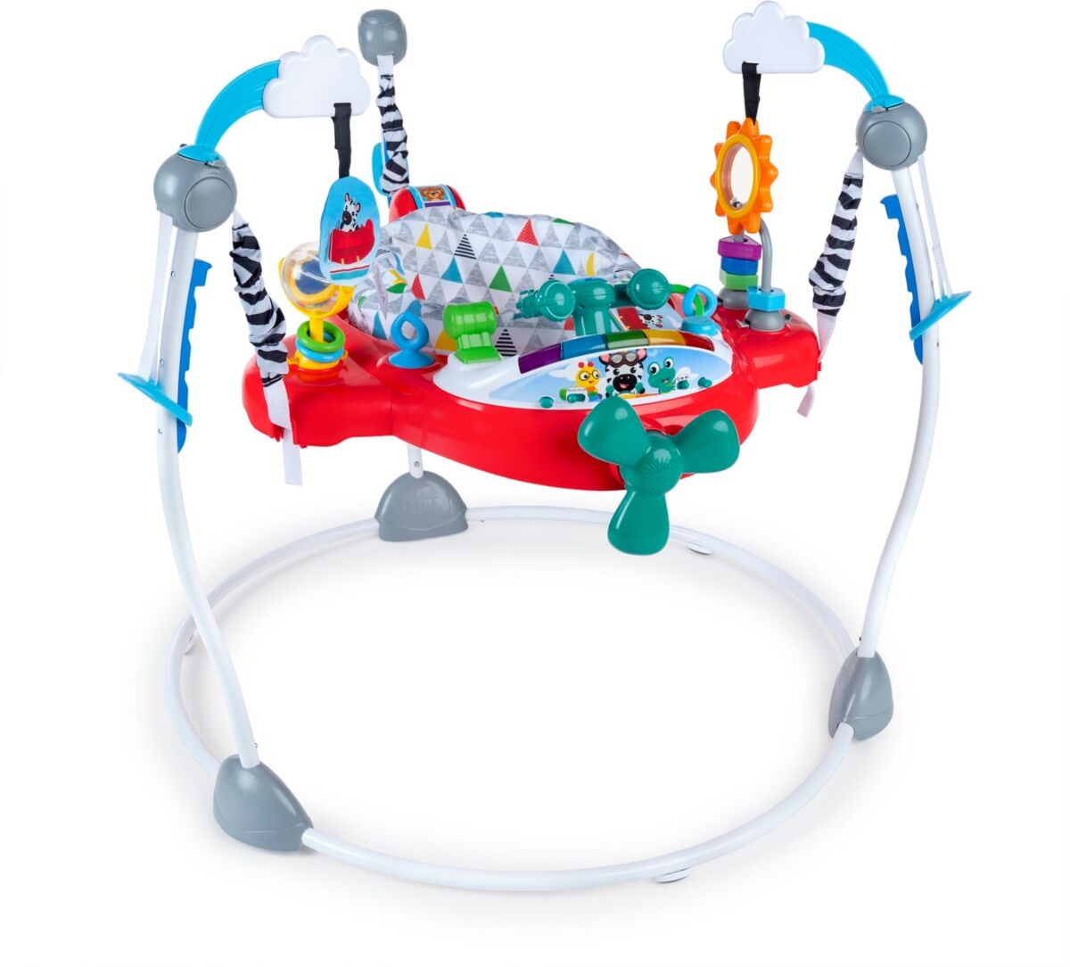 Baby Einstein Baby Ocean Explorers Airplane Adventure 2-in-1 Activity Jumper - Red