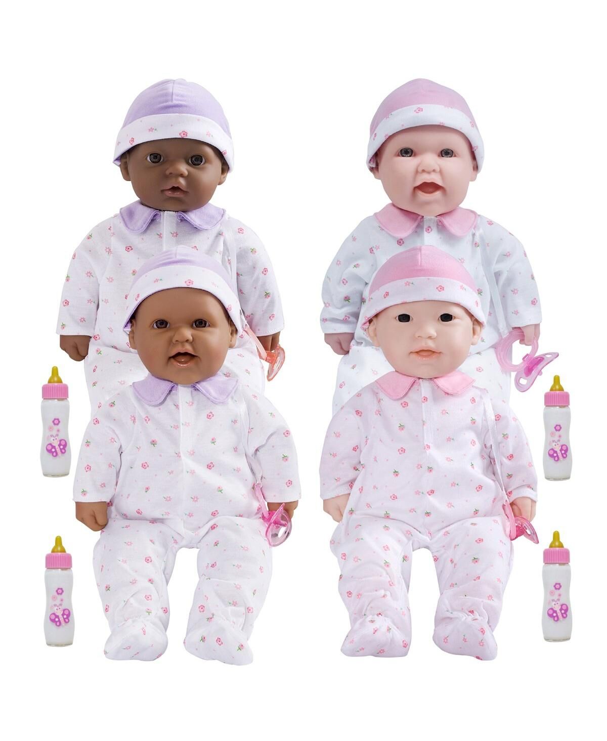 Jc Toys Loveable 16 Inch Dolls - Set of 4 - Assorted pre-pack